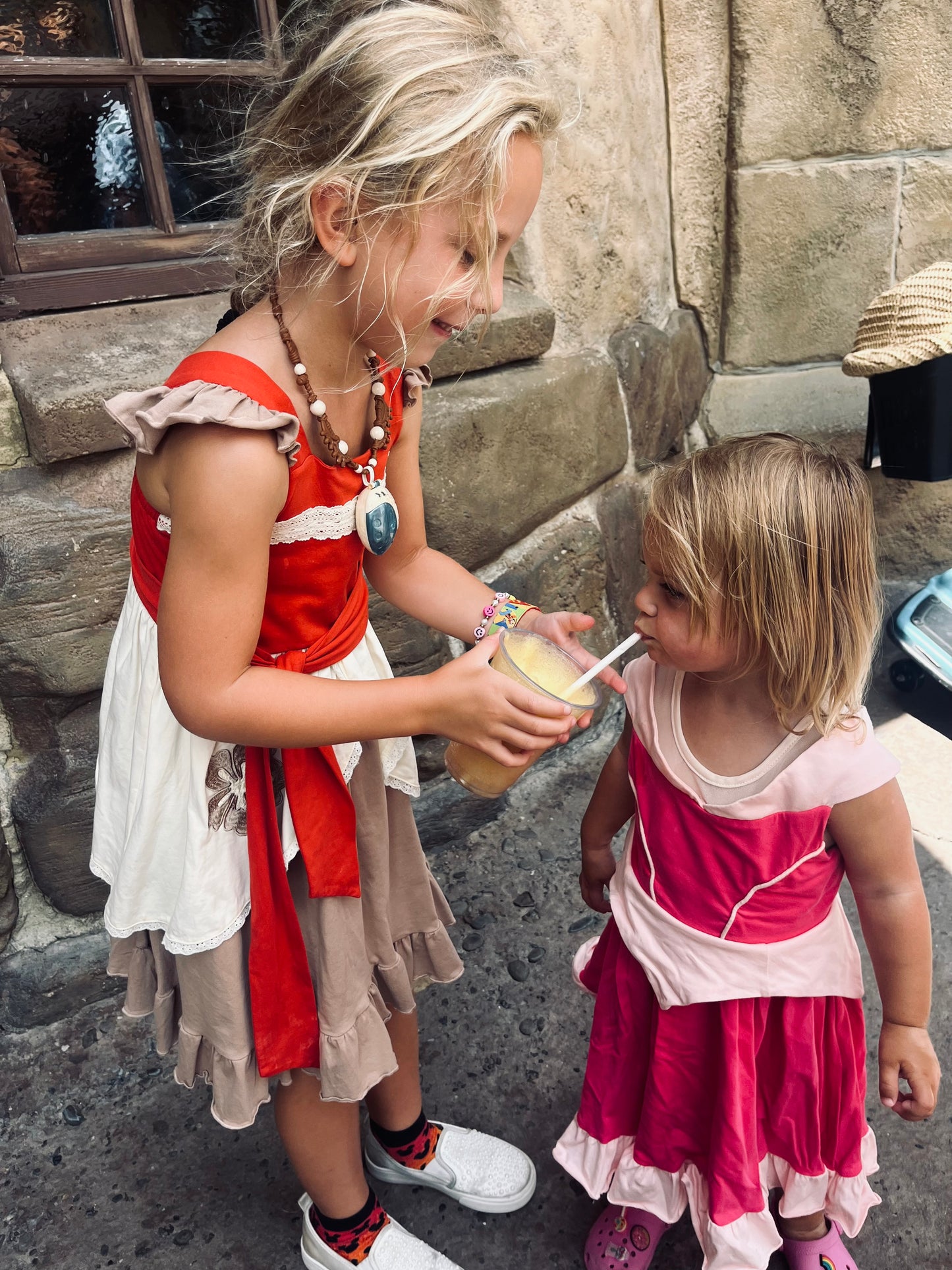 Only Little Once Designs Make it Pink Sleeping Beauty Twirl Dress