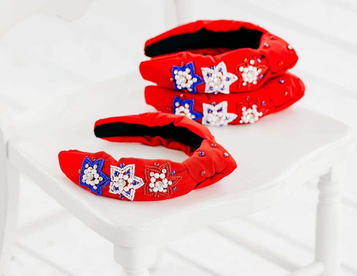 Cheeky Plum Beaded Headband Seeing Stars BACK IN STOCK