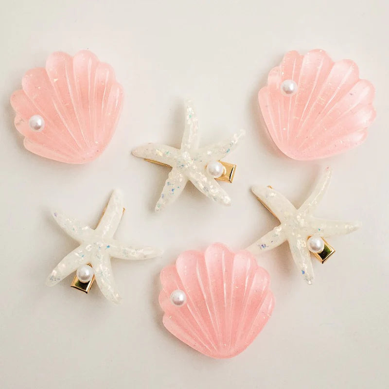 Cheeky Plum 2 piece Hair Clip Set Under the Sea