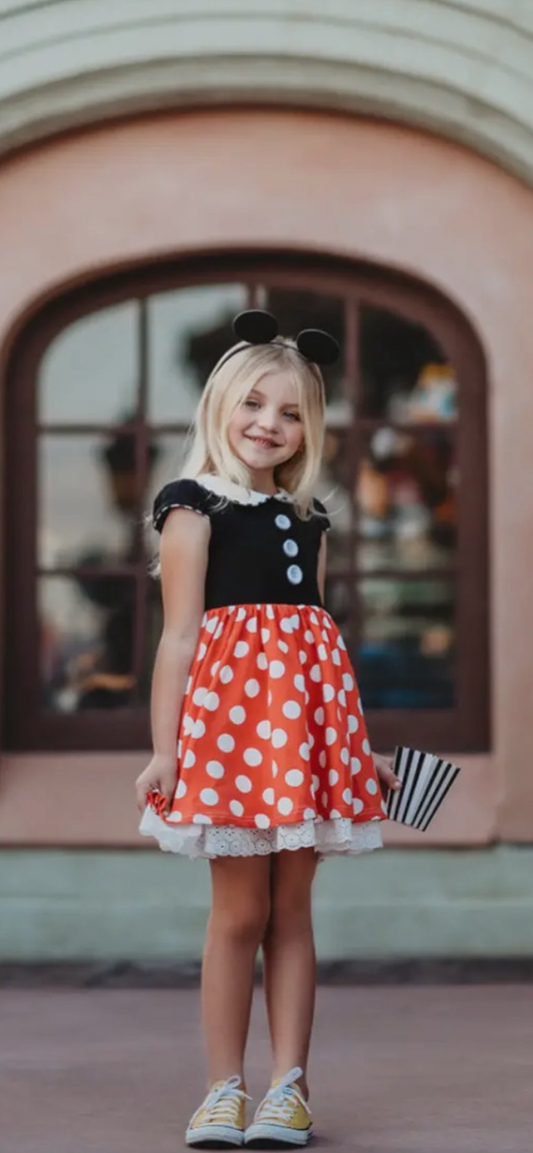 Minnie Mouse by Only Little Once Designs (size 2 and 6 left)
