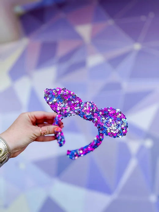 Purple Sequin Knotband