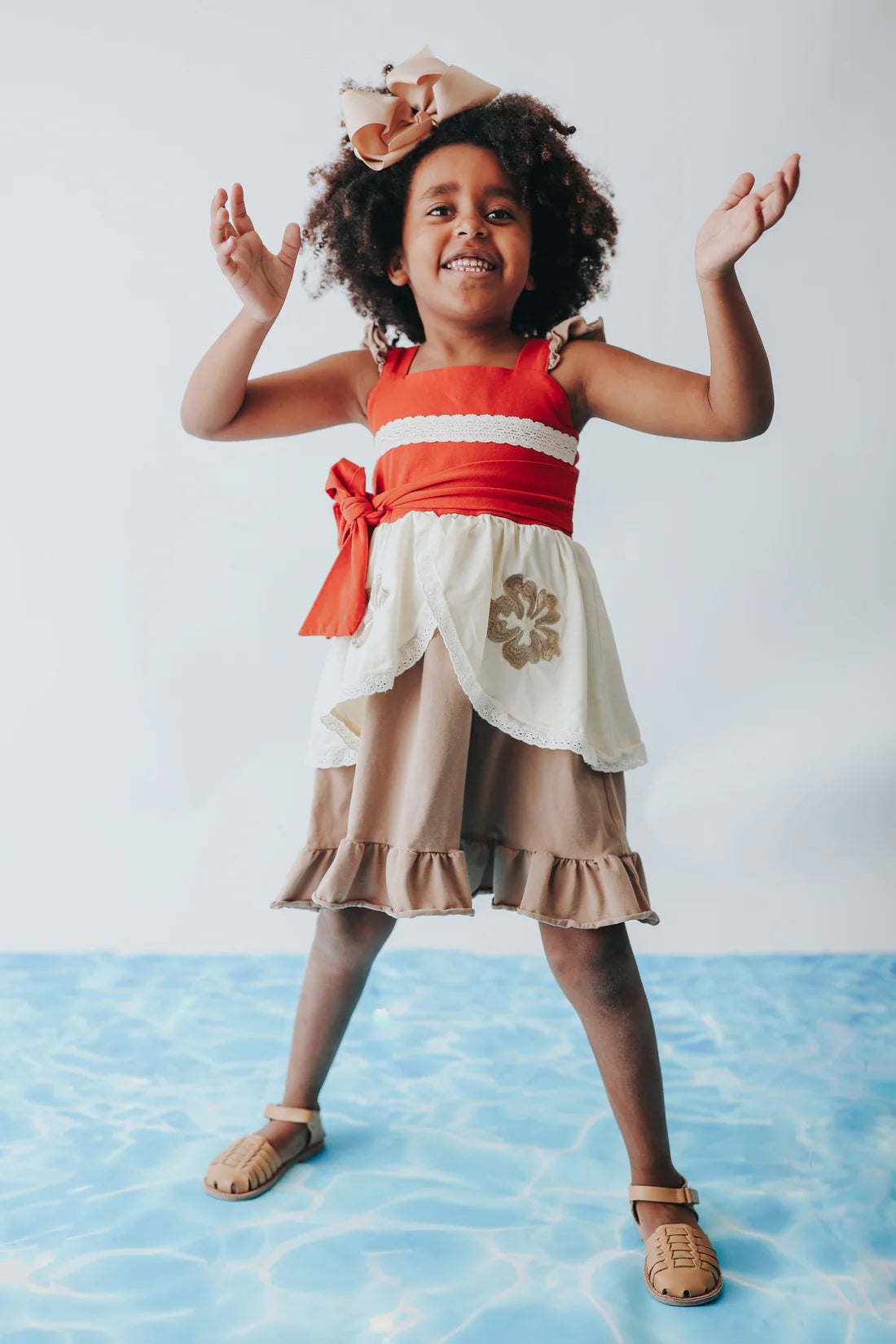 Moana Polynesian Princess Twirl Dress by Only Little Once Designs