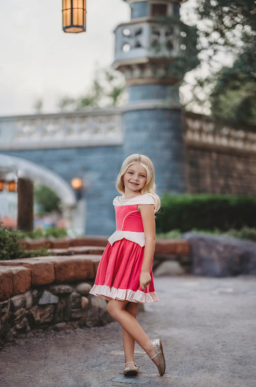 Sleeping Beauty Twirl Dress by Only Little Once Designs