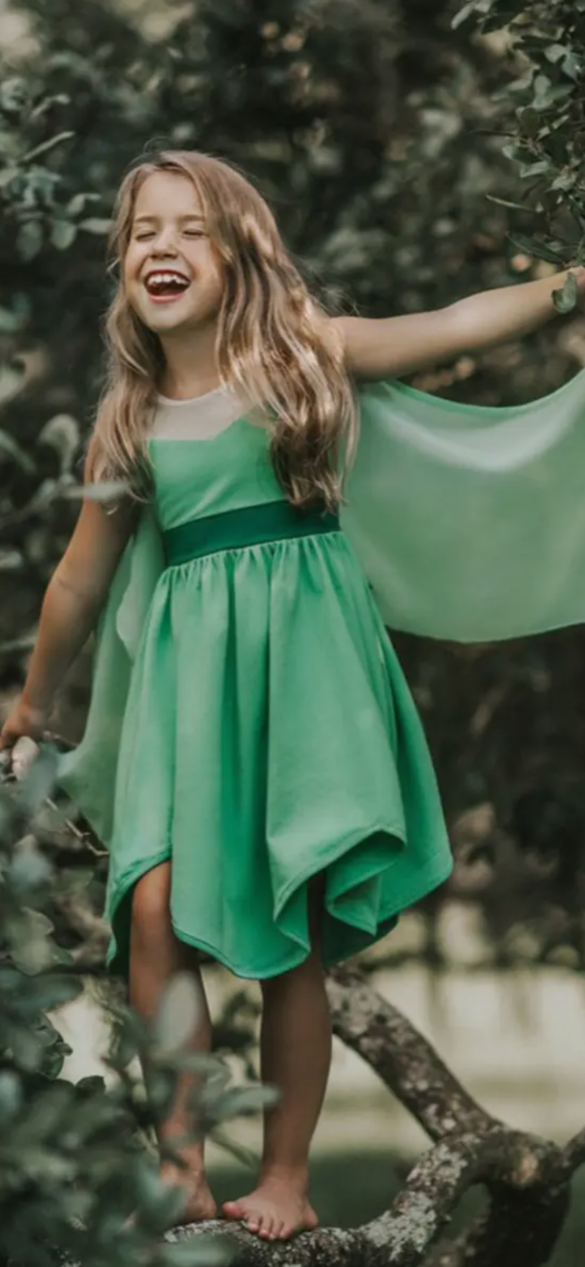 Tinkerbell Princess Dress by Only Little Once Designs