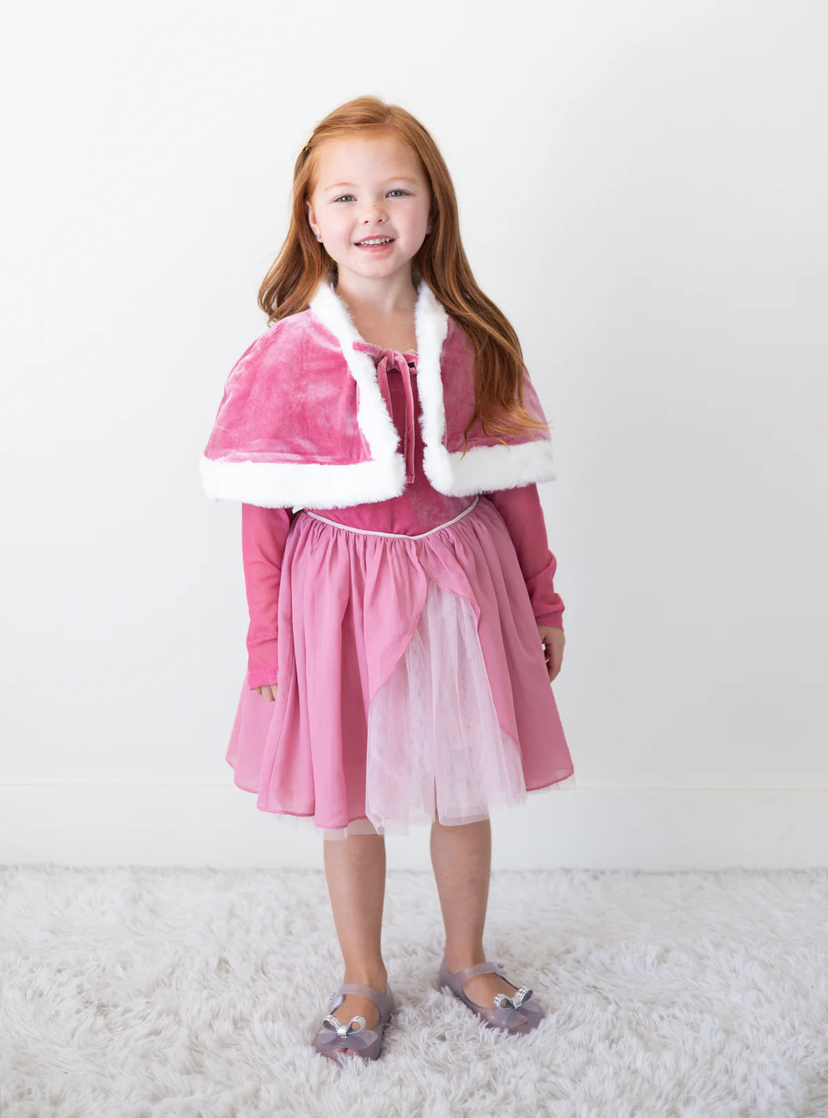 Taylor Joelle Princess dress with Cape