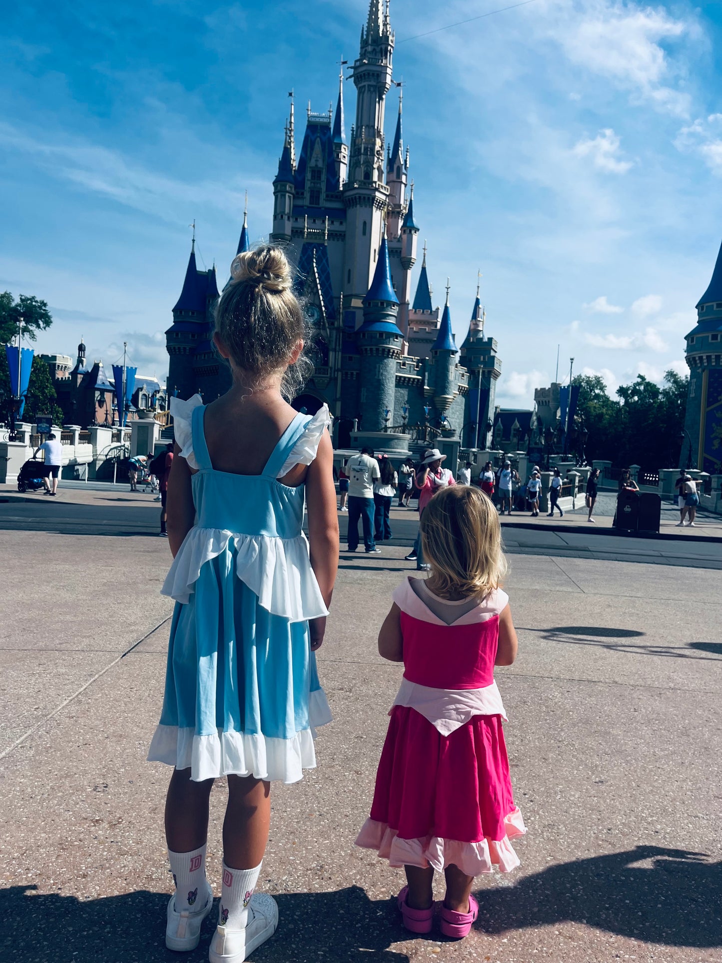 Only Little Once Designs Make it Pink Sleeping Beauty Twirl Dress