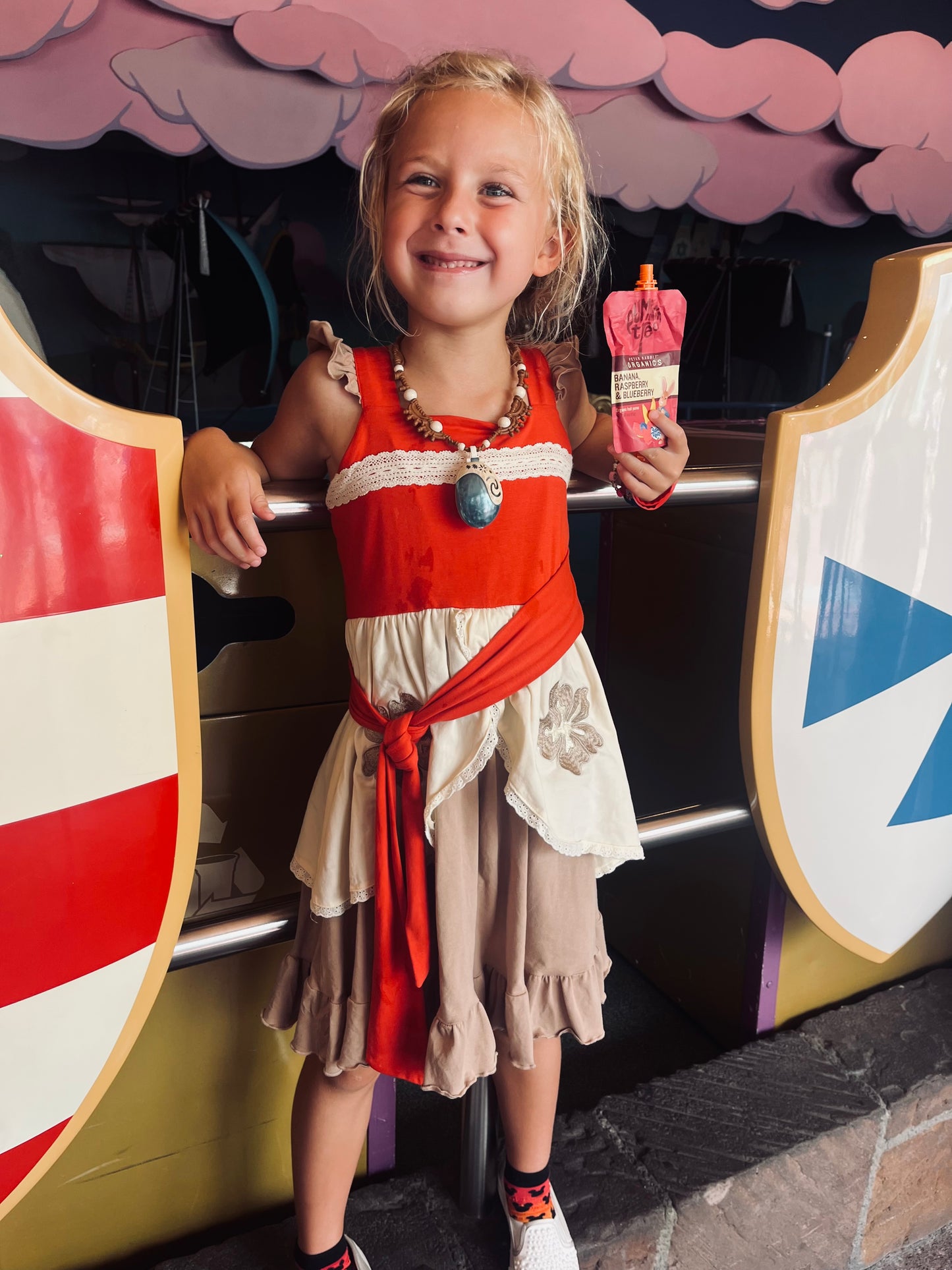 Moana Polynesian Princess Twirl Dress by Only Little Once Designs