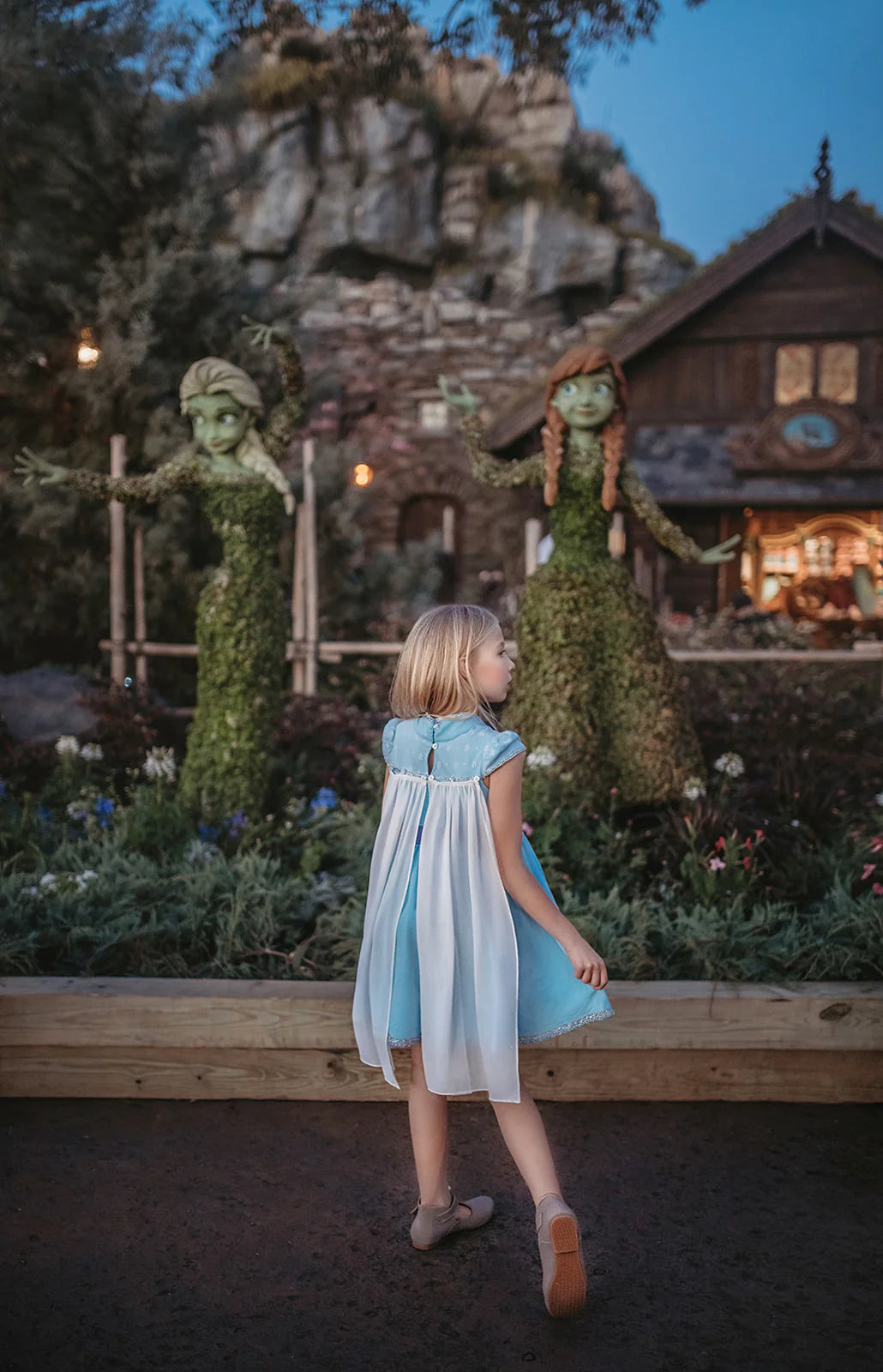 Only Little Once Designs Ice Queen Dress and Cape Set