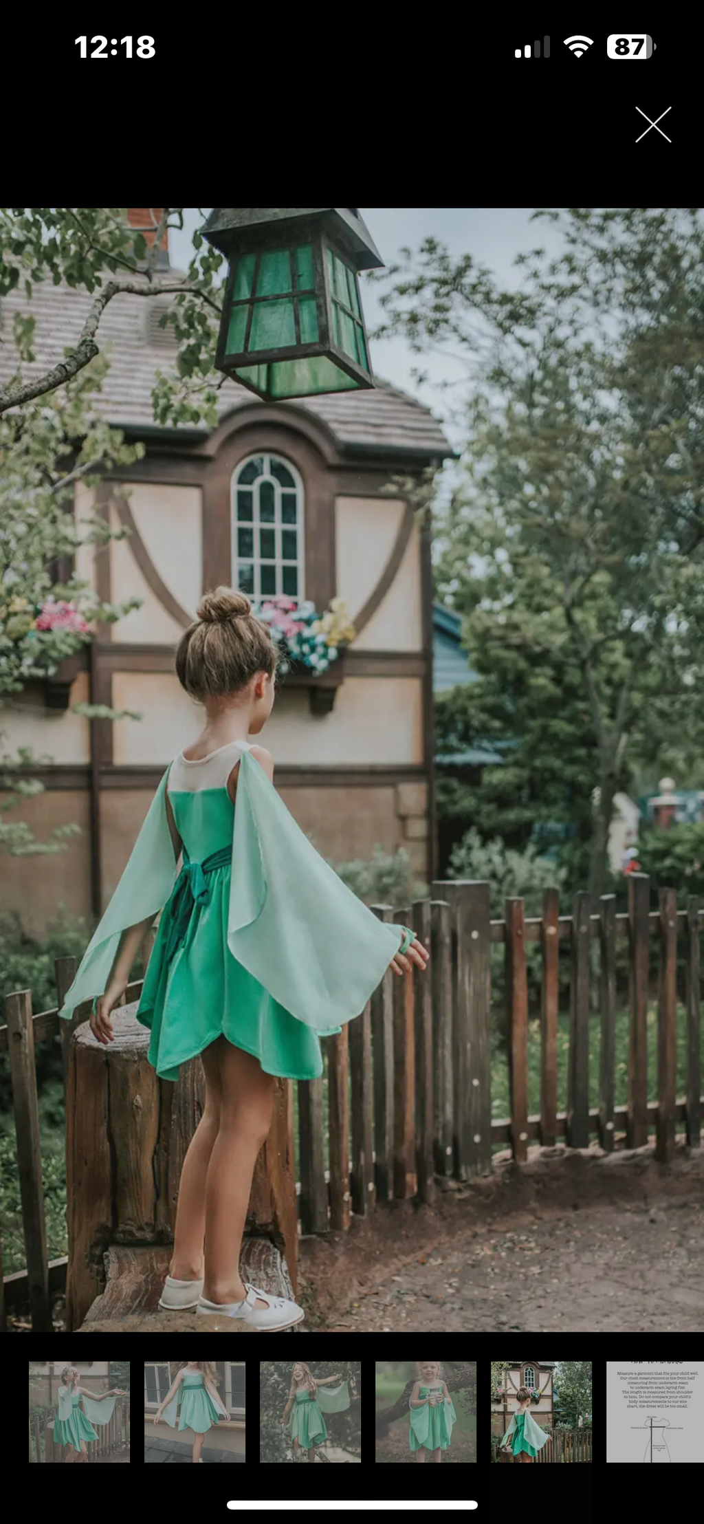 Tinkerbell Princess Dress by Only Little Once Designs