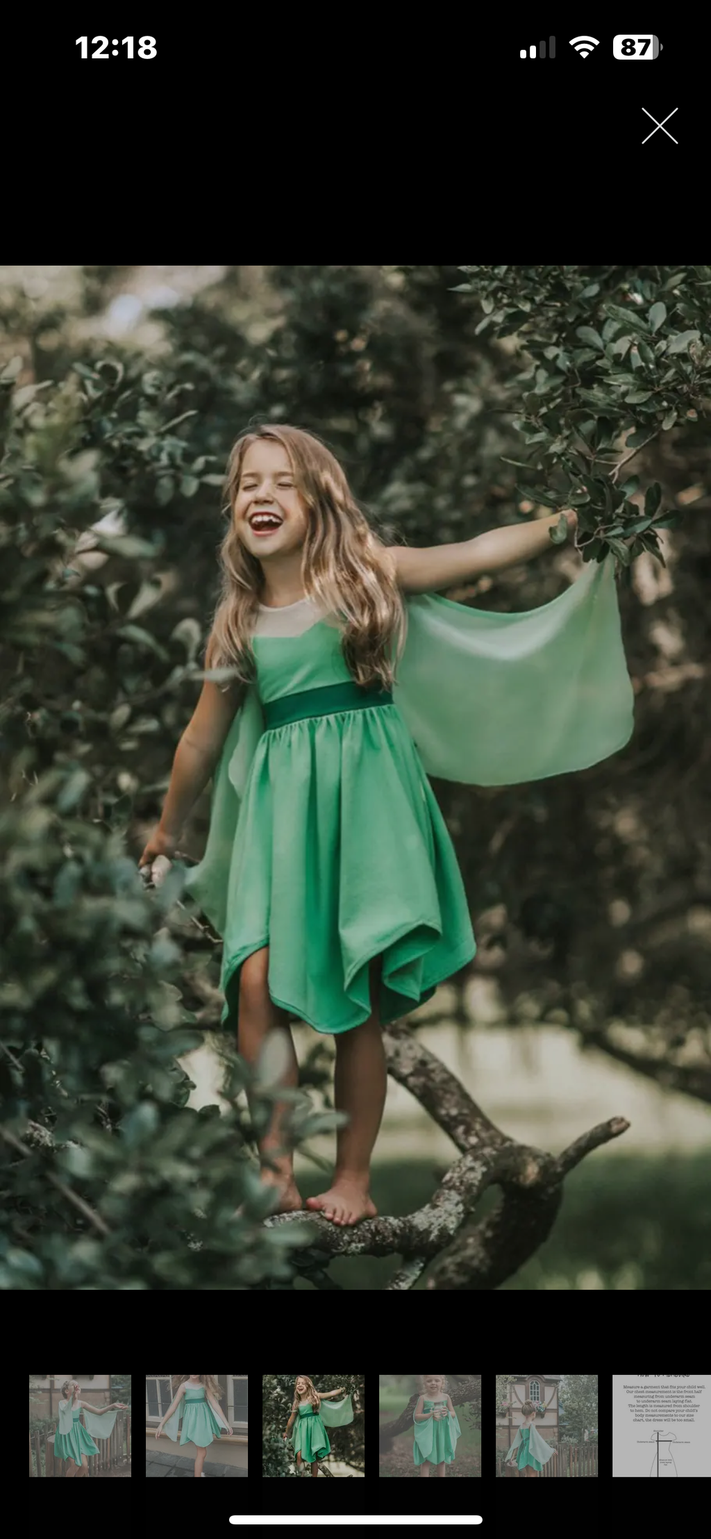 Tinkerbell Princess Dress by Only Little Once Designs