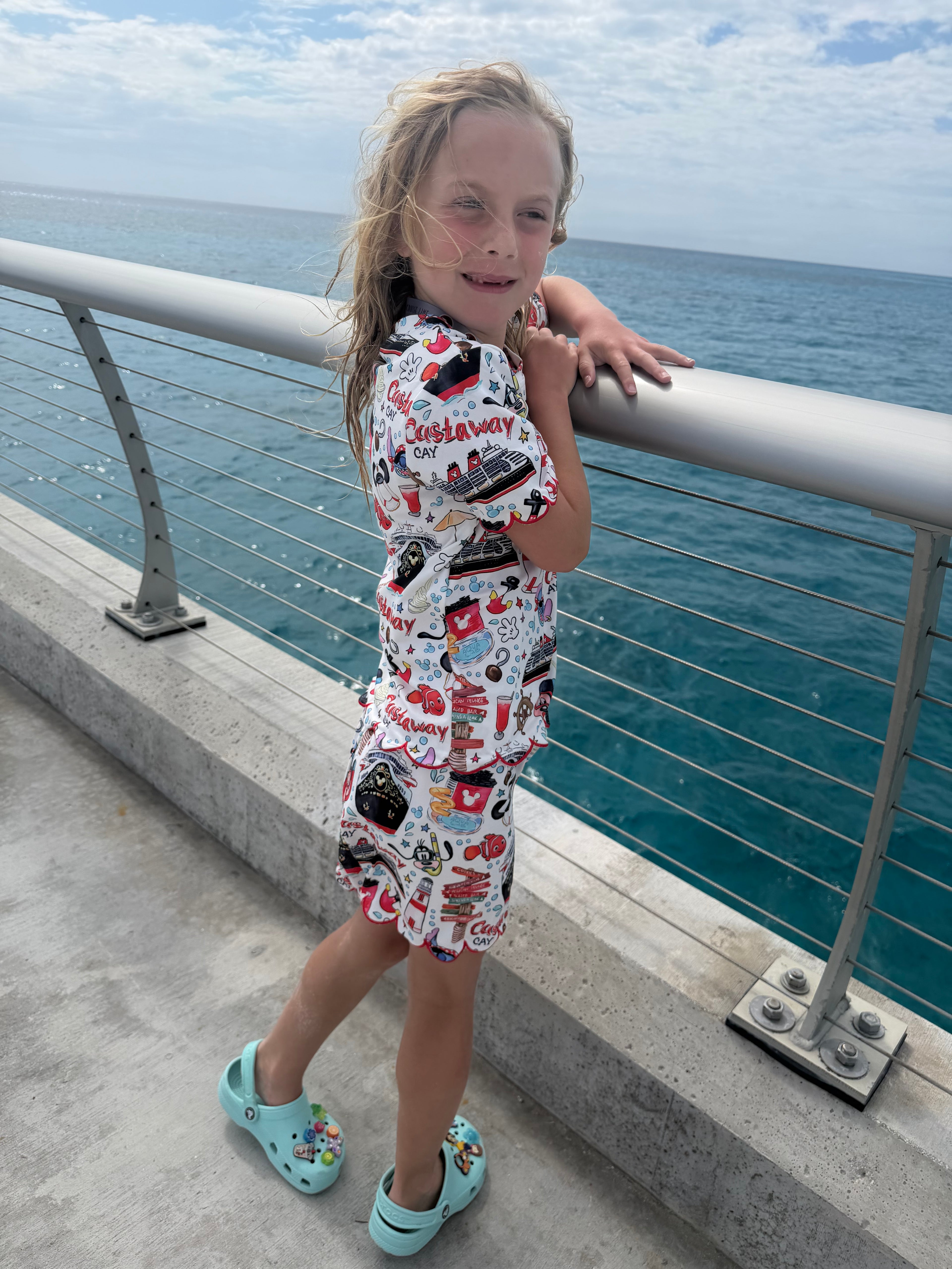 Disney Cruise Short Set