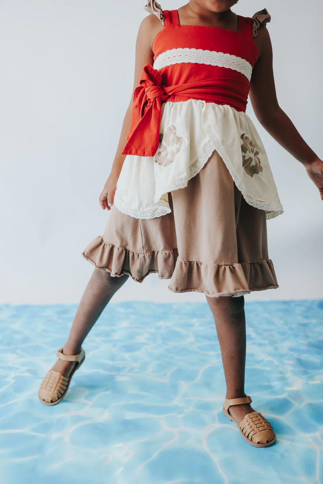 Moana Polynesian Princess Twirl Dress by Only Little Once Designs