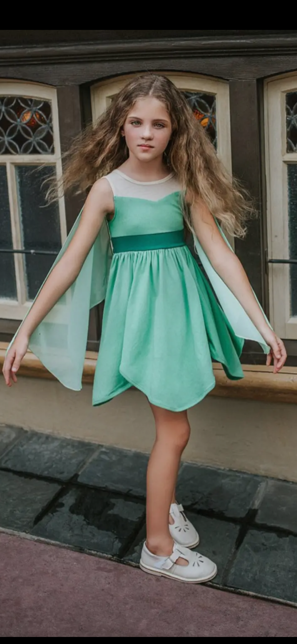 Tinkerbell Princess Dress by Only Little Once Designs