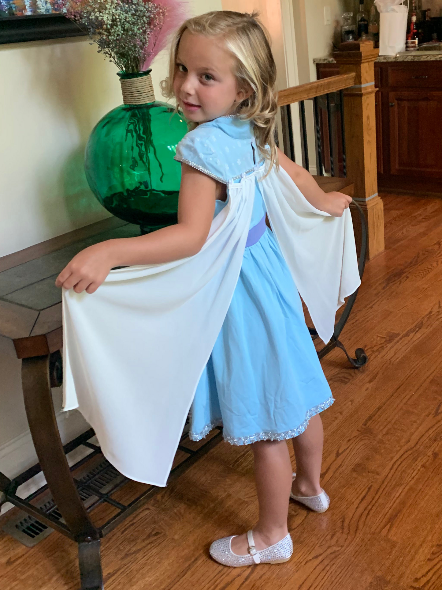 Only Little Once Designs Ice Queen Dress and Cape Set