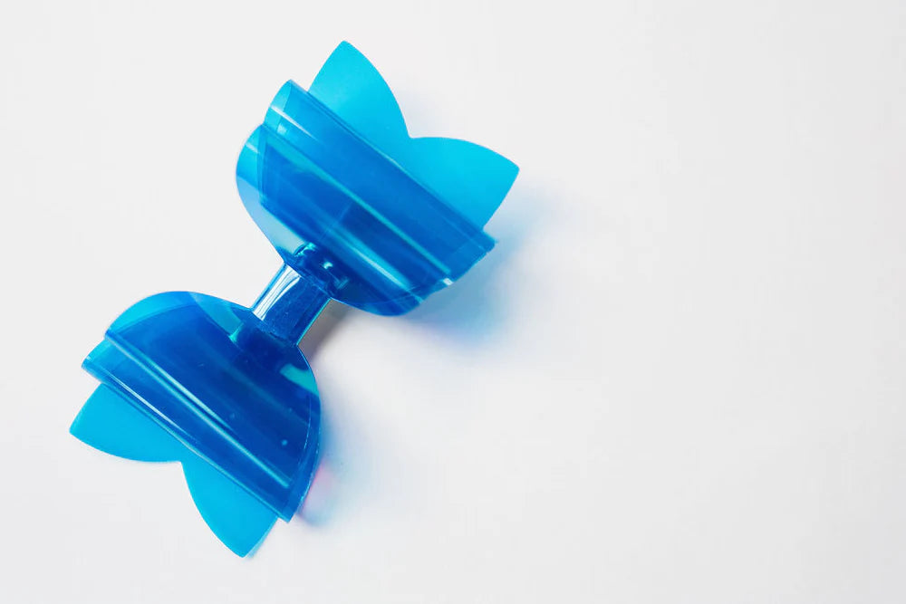 Cheeky Plum Waterproof Jelly Bow Blue