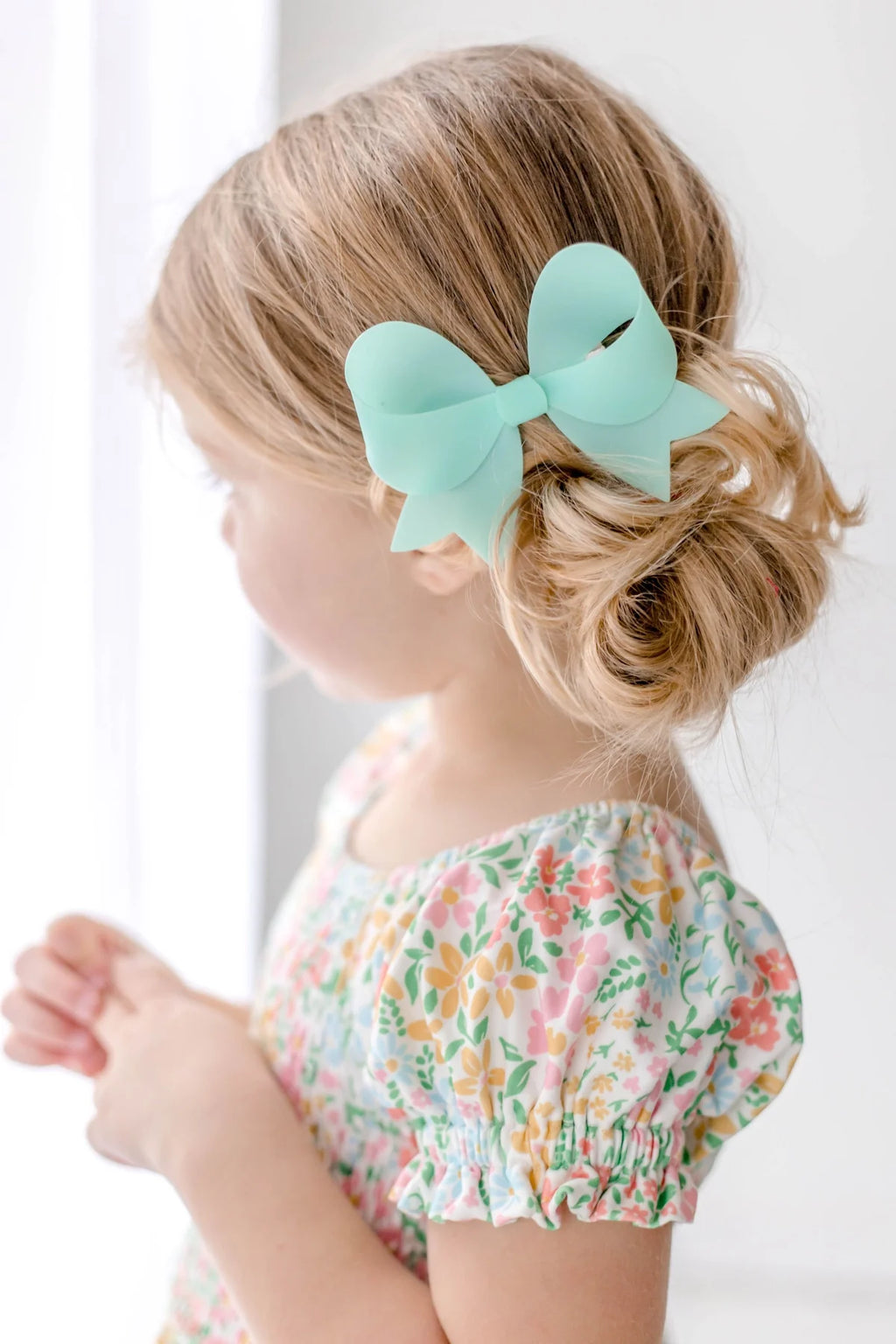 Cheeky Plum Waterproof Jelly Bow Turquoise