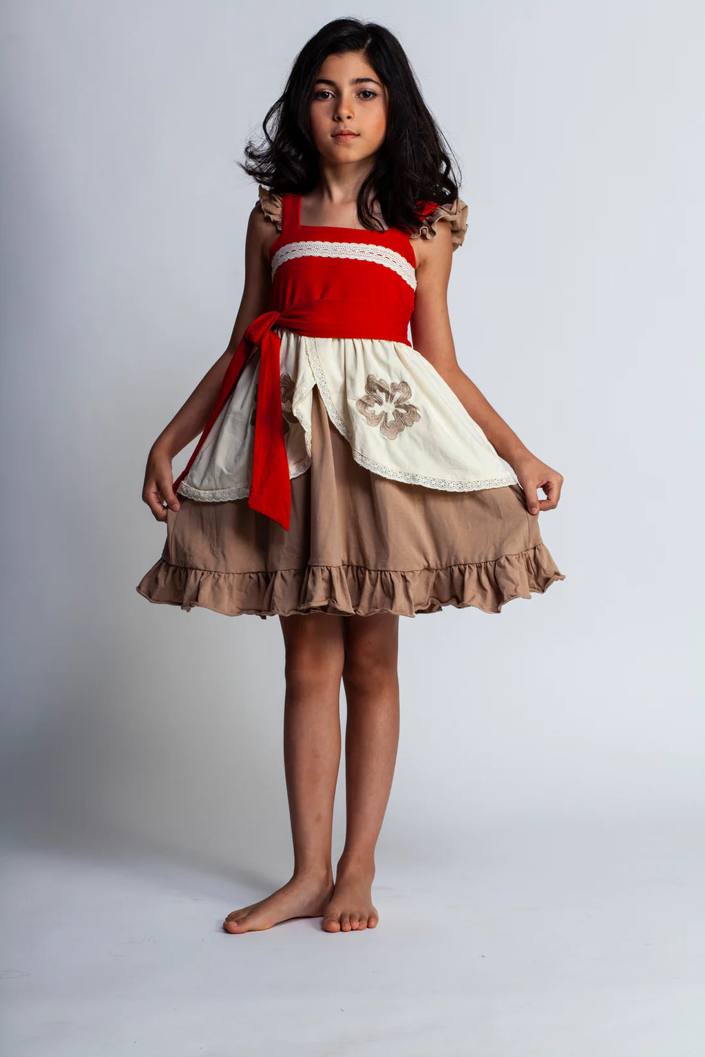 Moana Polynesian Princess Twirl Dress by Only Little Once Designs