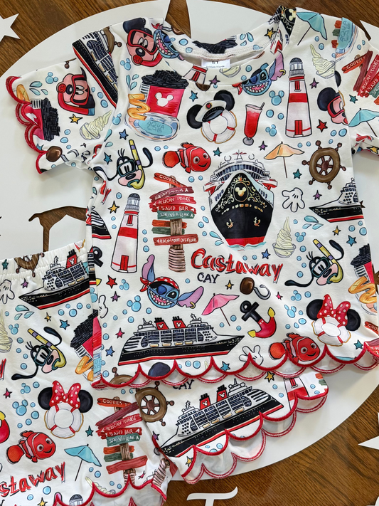 Disney Cruise short sets