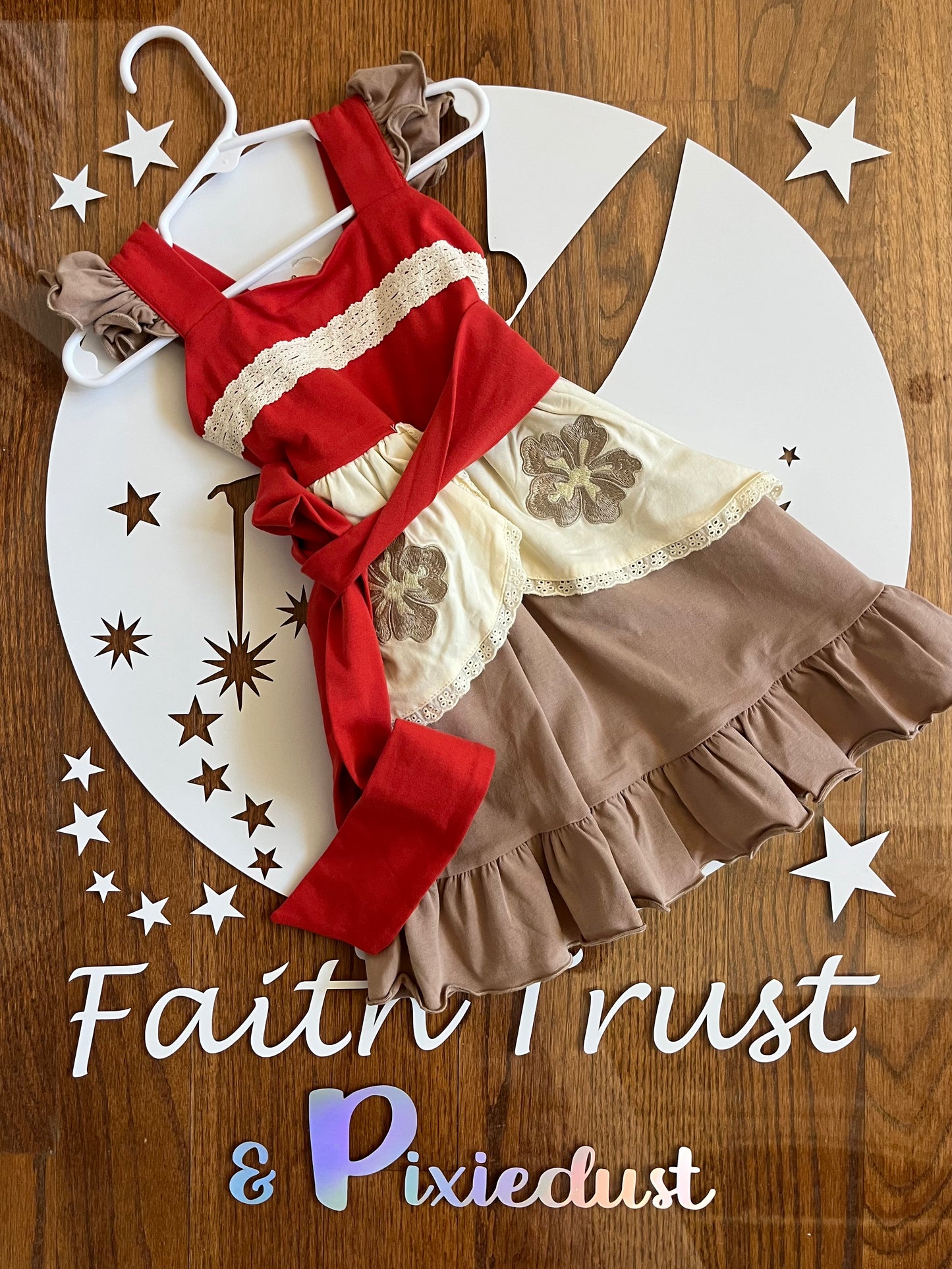 Moana Polynesian Princess Twirl Dress by Only Little Once Designs