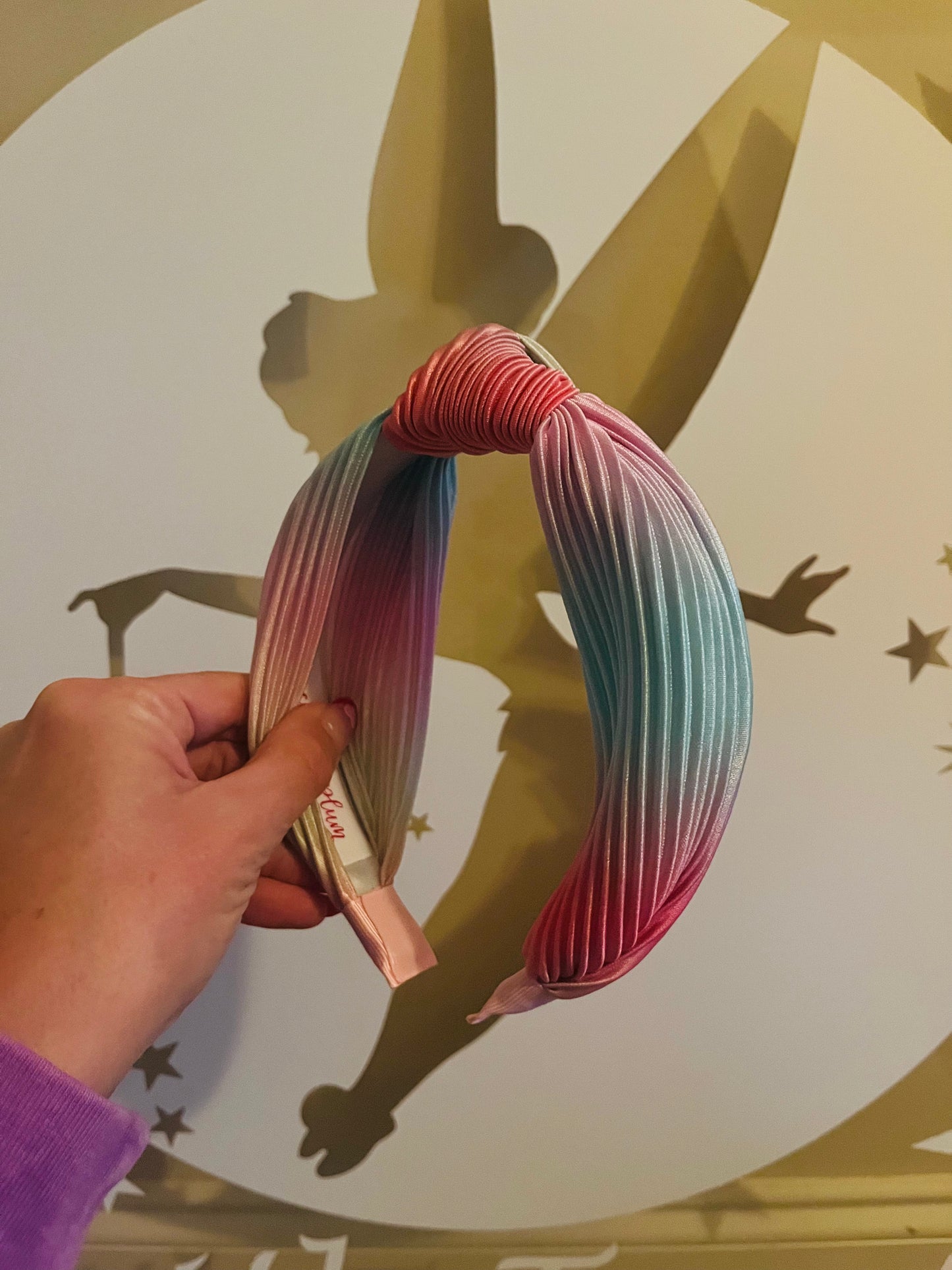 Cheeky Plum Pleated Knotband Rainbow