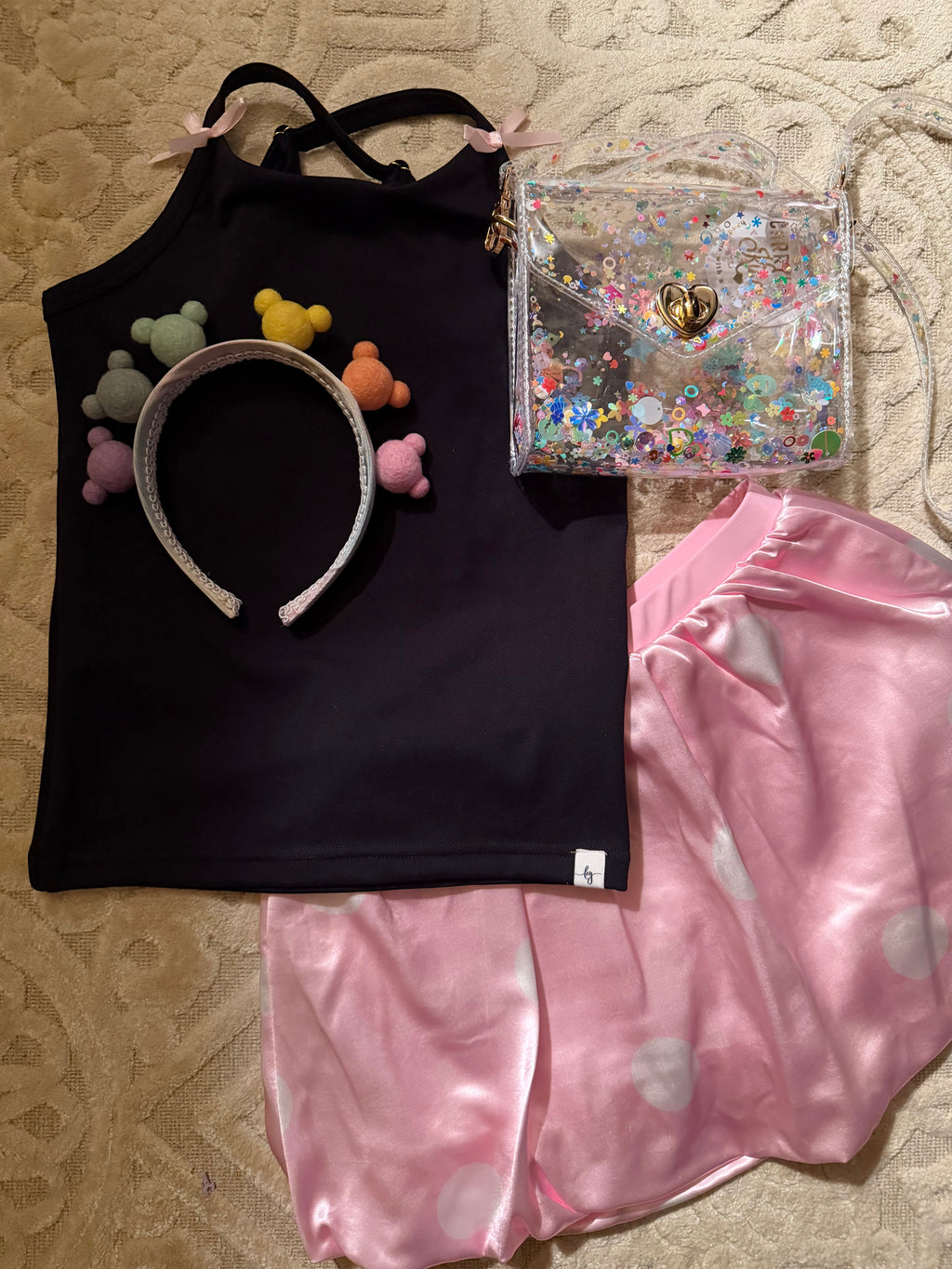 Mainstreet Mouse Two Pc Bubble Skirt and Top