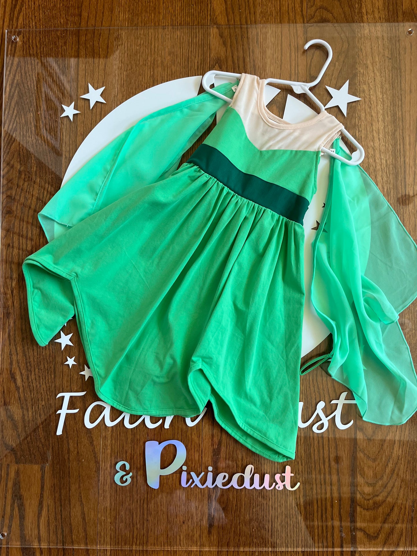 Tinkerbell Princess Dress by Only Little Once Designs