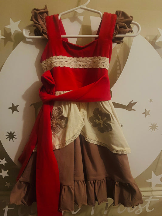 Moana Polynesian Princess Twirl Dress by Only Little Once Designs