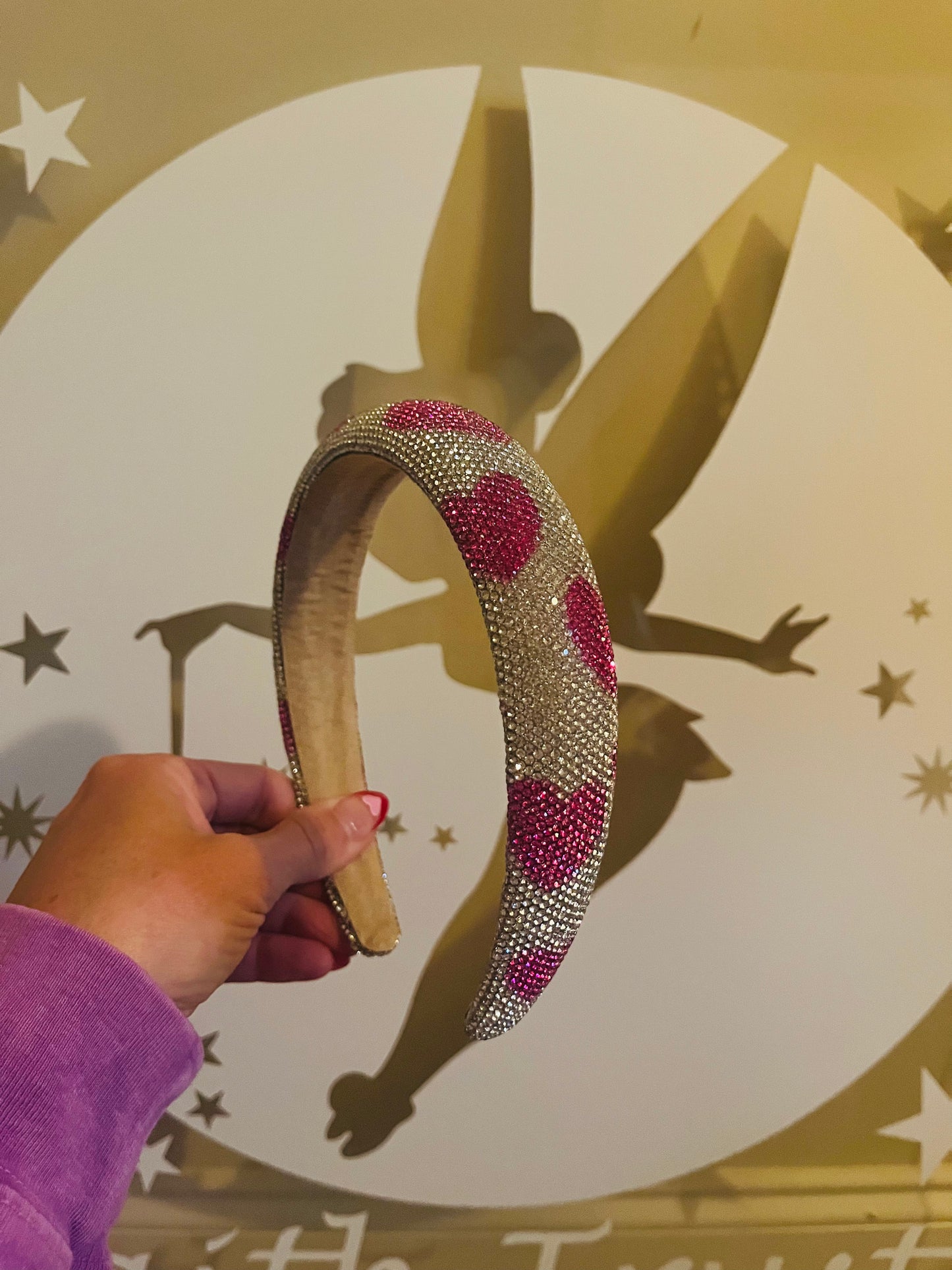 Cheeky Plum Heart headband