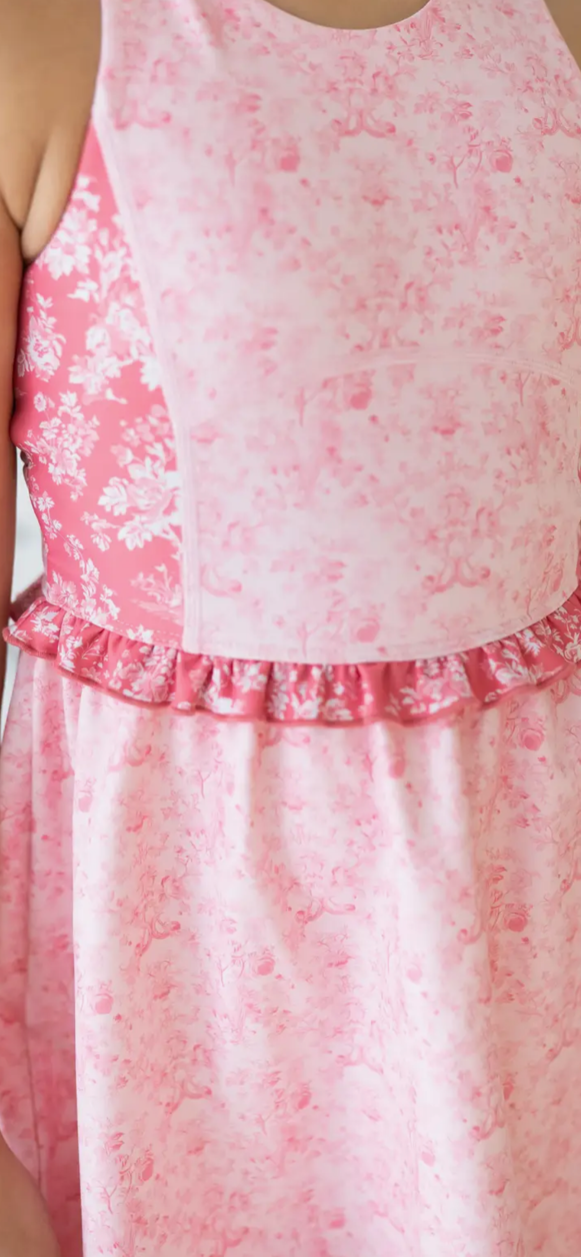 Pink Floral Athletic Dress by Cheeky Plum