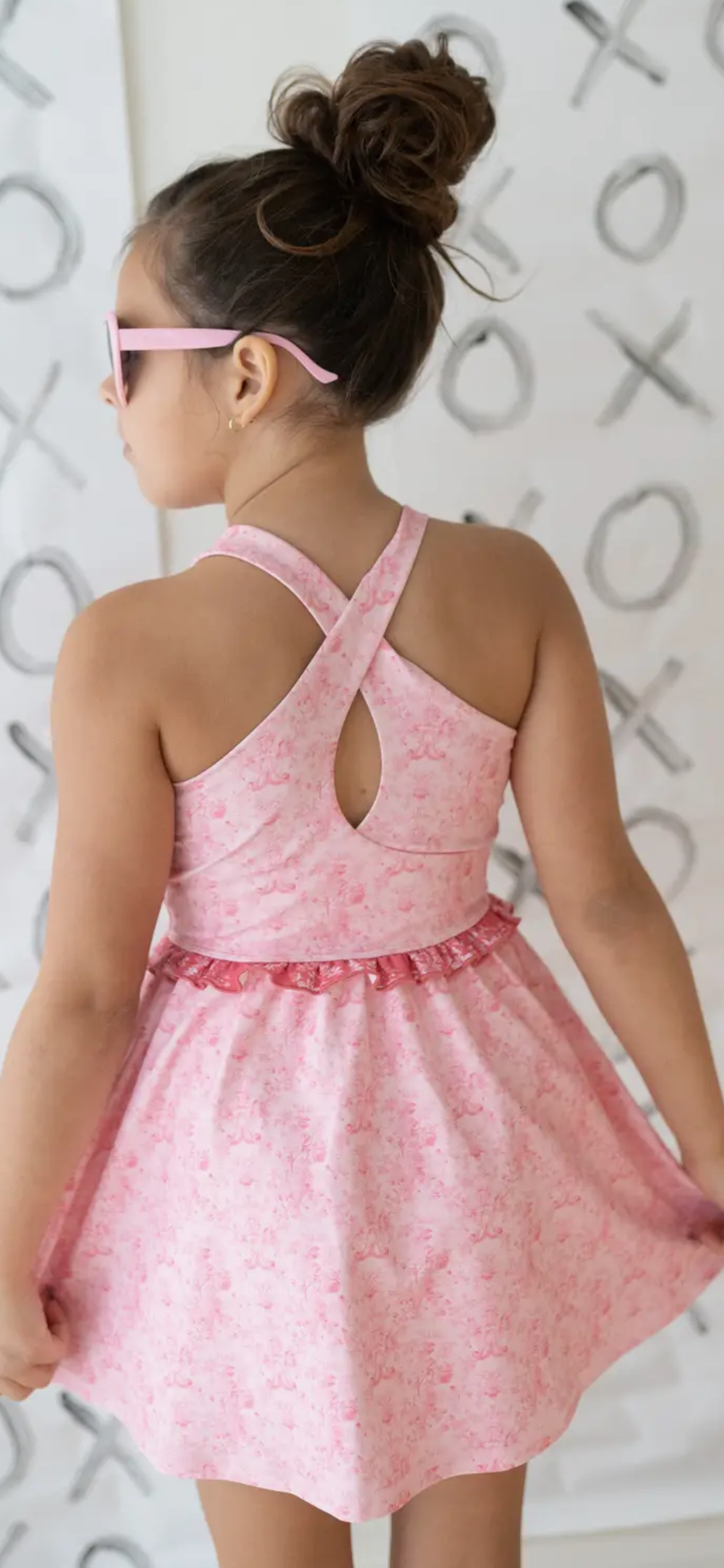 Pink Floral Athletic Dress by Cheeky Plum