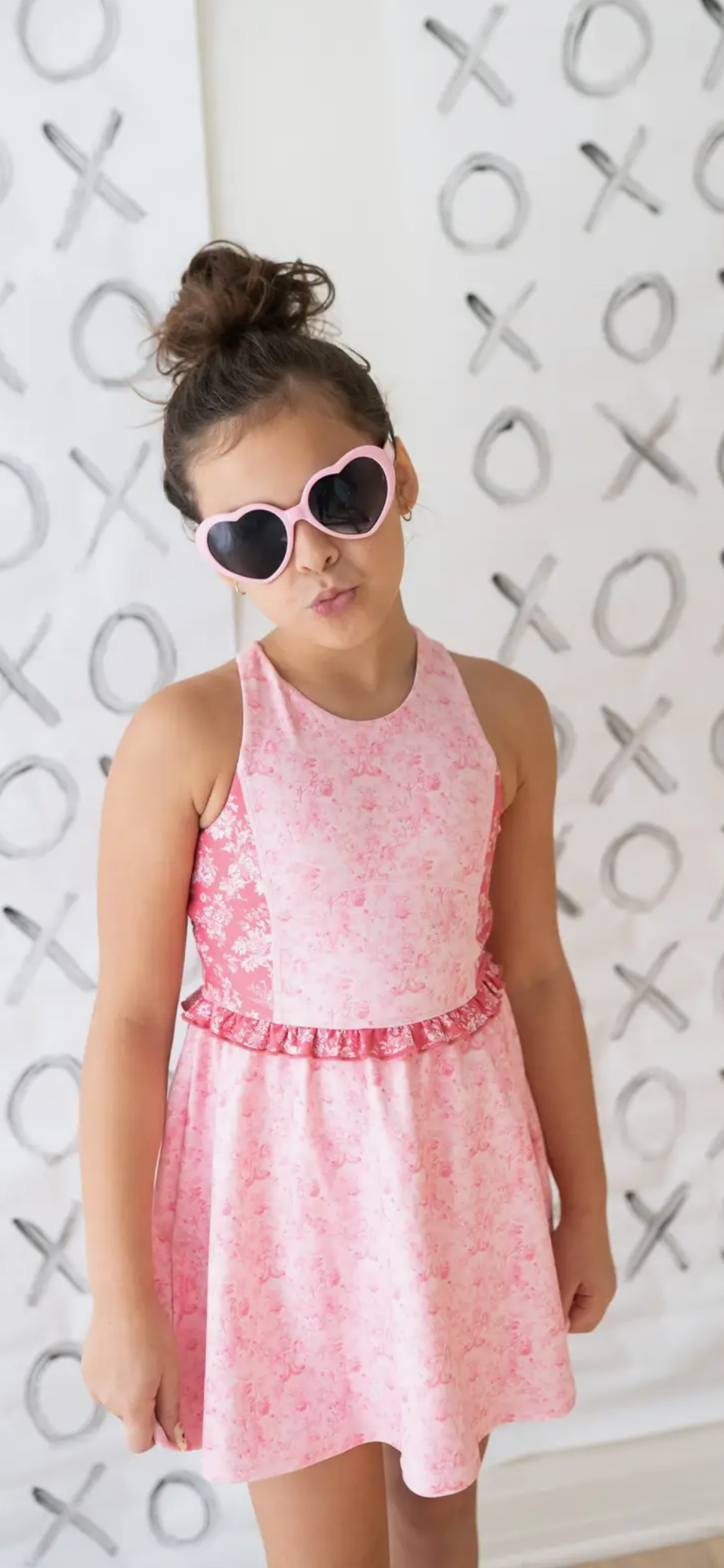 Pink Floral Athletic Dress by Cheeky Plum