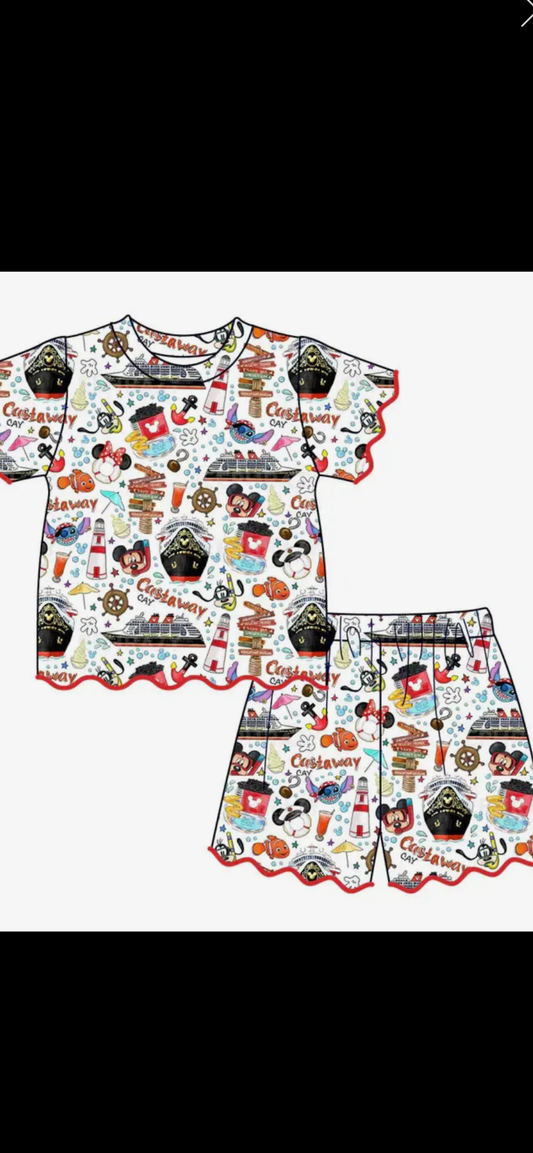 Disney Cruise short sets