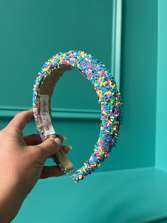 Blue Sprinkle Headband