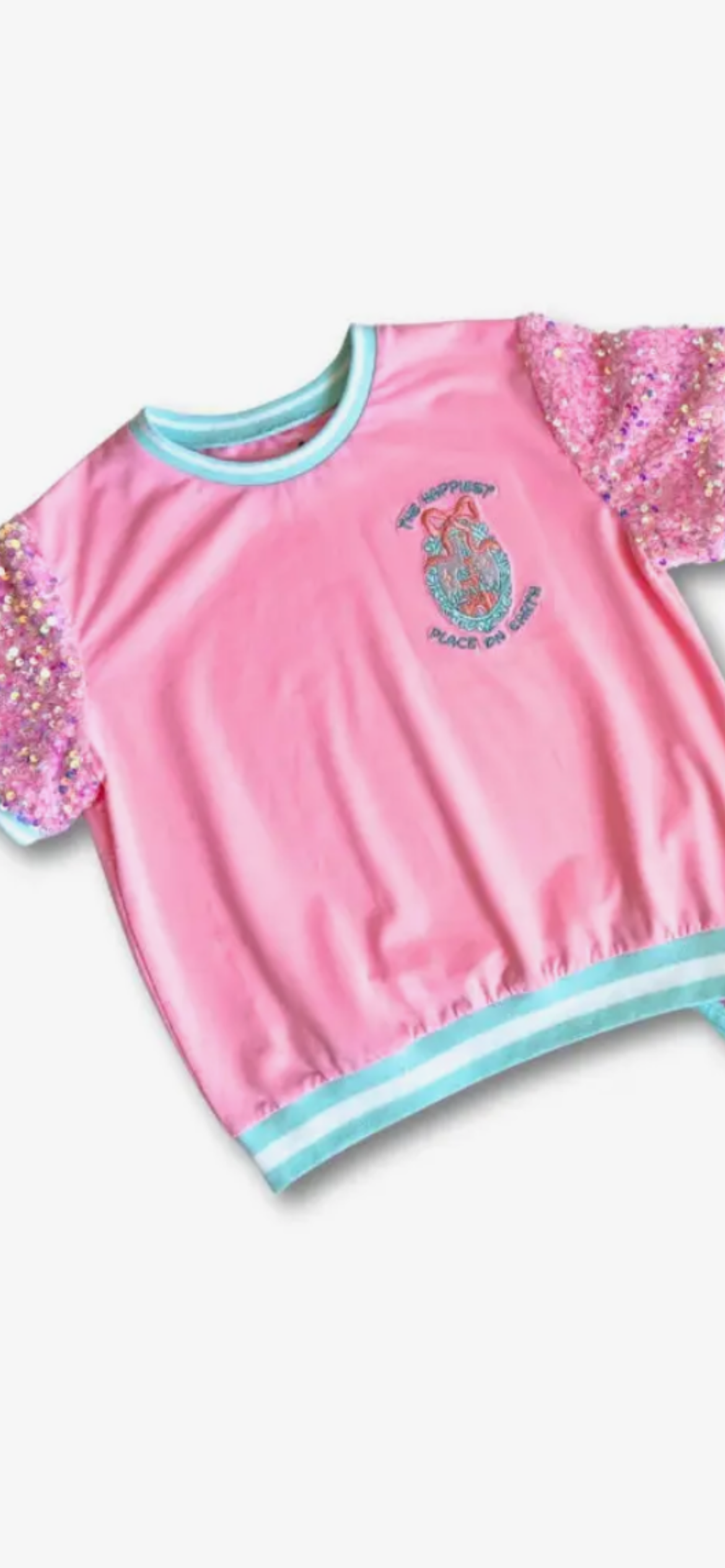 Happiest Place Two Piece Sequined Short Set ( only size 6 left!)