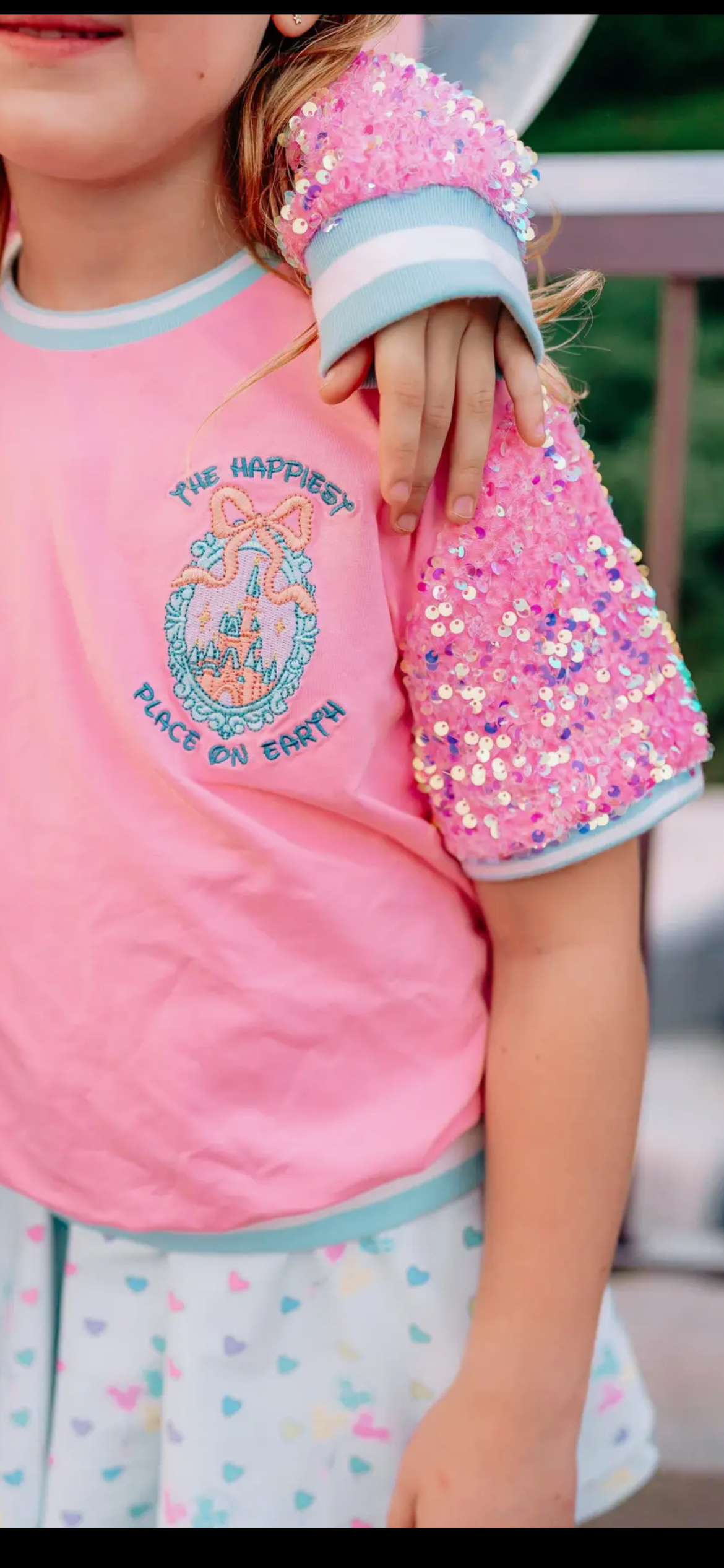 Happiest Place Two Piece Sequined Short Set ( only size 6 left!)