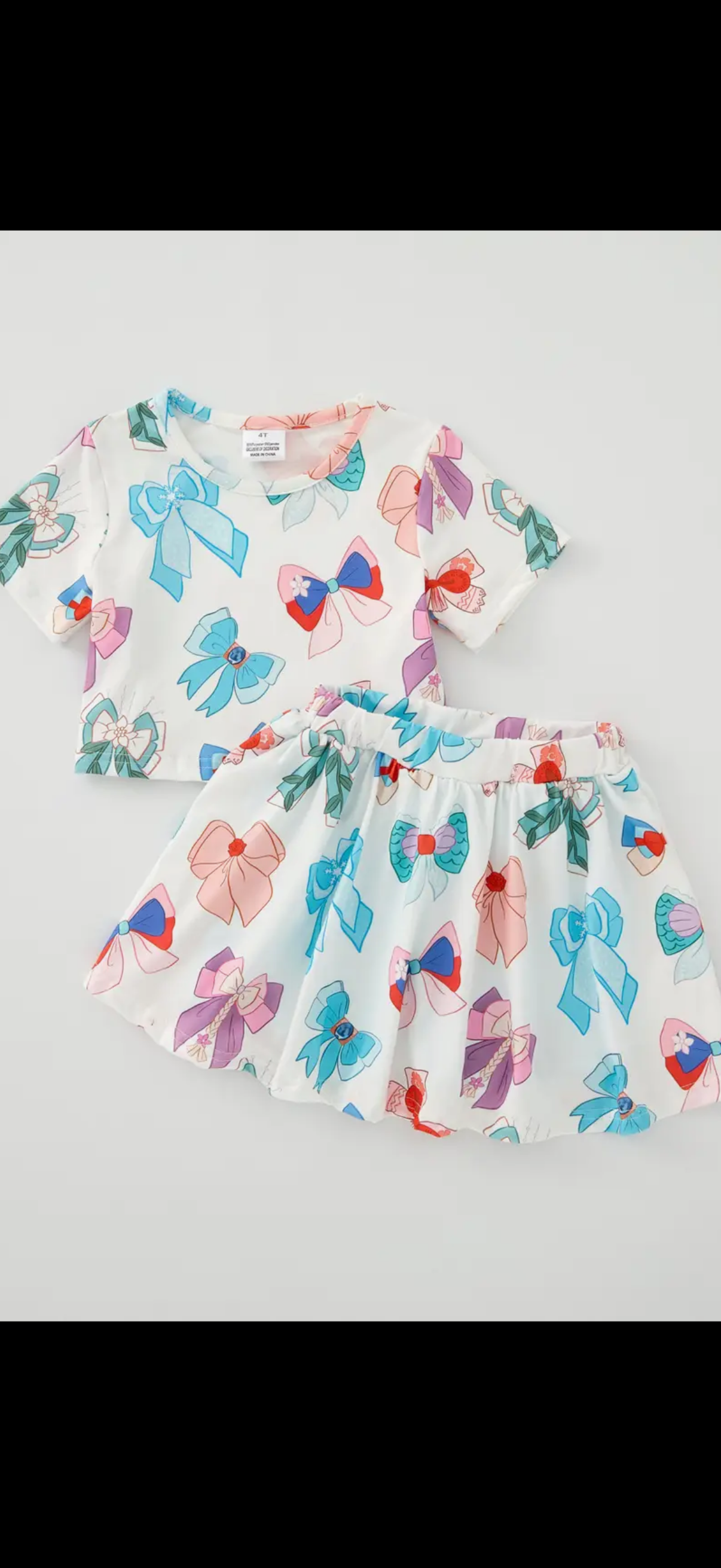 Princess Bow Short Set