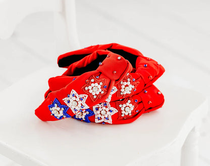 Cheeky Plum Beaded Headband Seeing Stars BACK IN STOCK