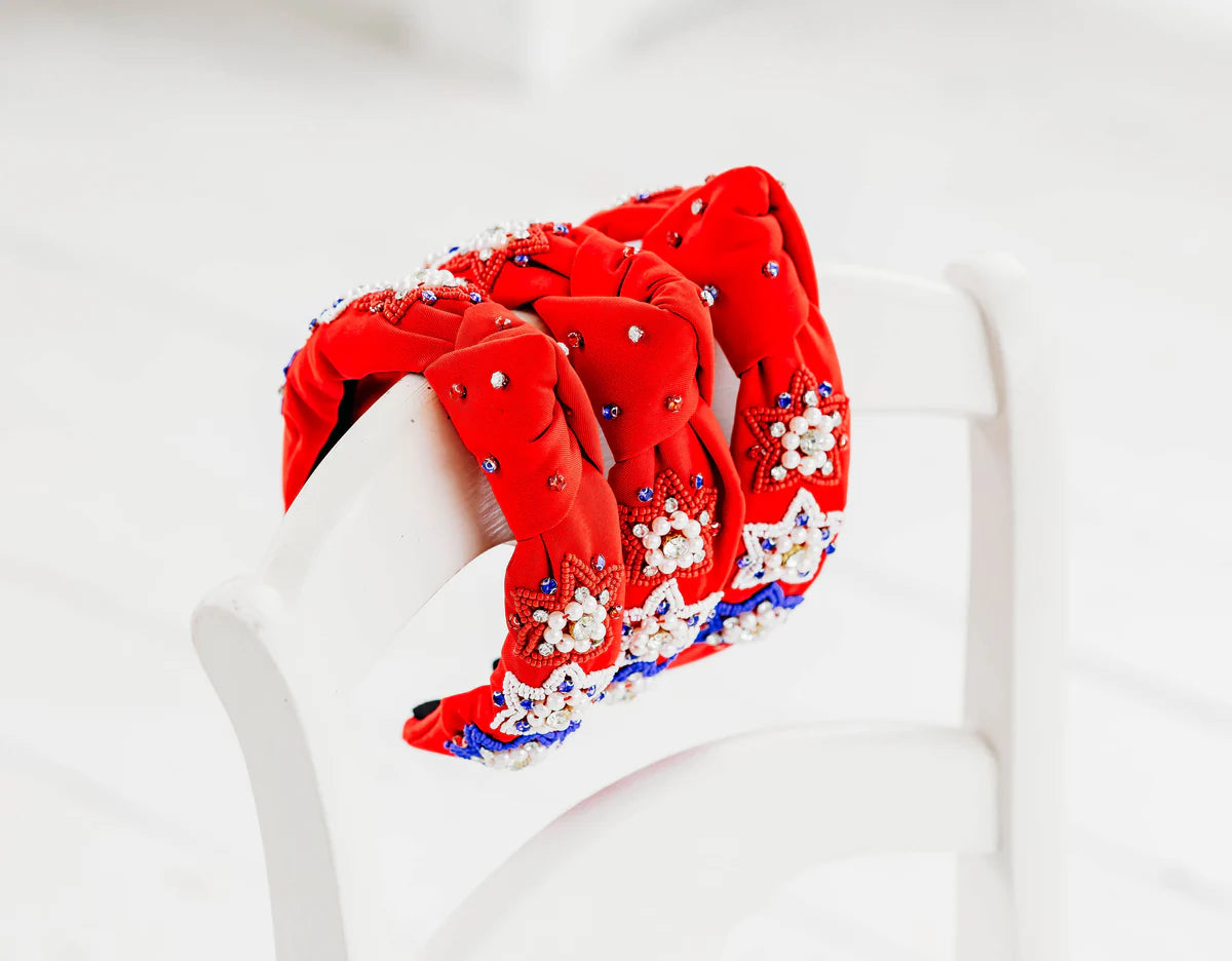 Cheeky Plum Beaded Headband Seeing Stars BACK IN STOCK