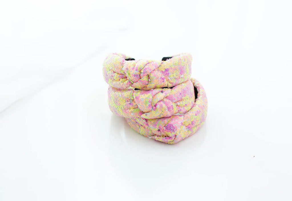 Cheeky Plum Sequined Headband Pretty Pixie