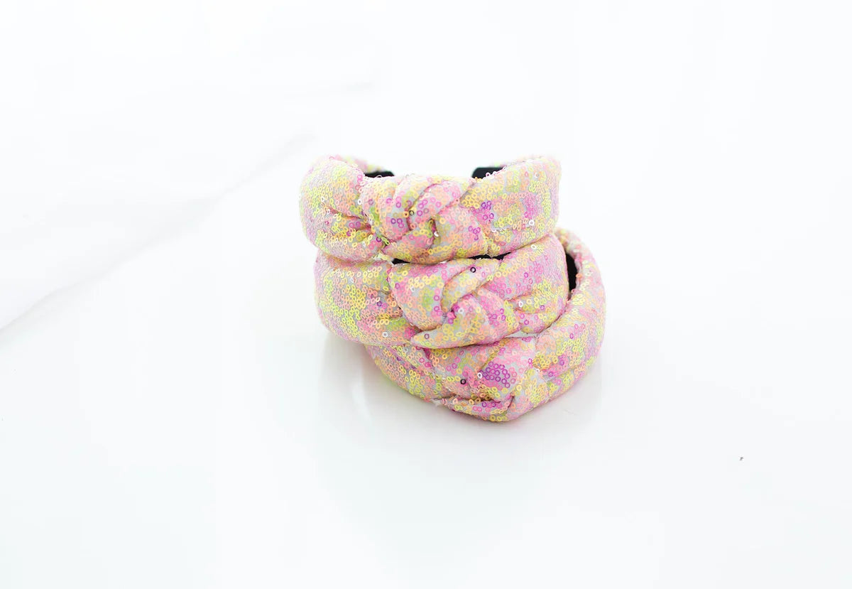 Cheeky Plum Sequined Headband Pretty Pixie
