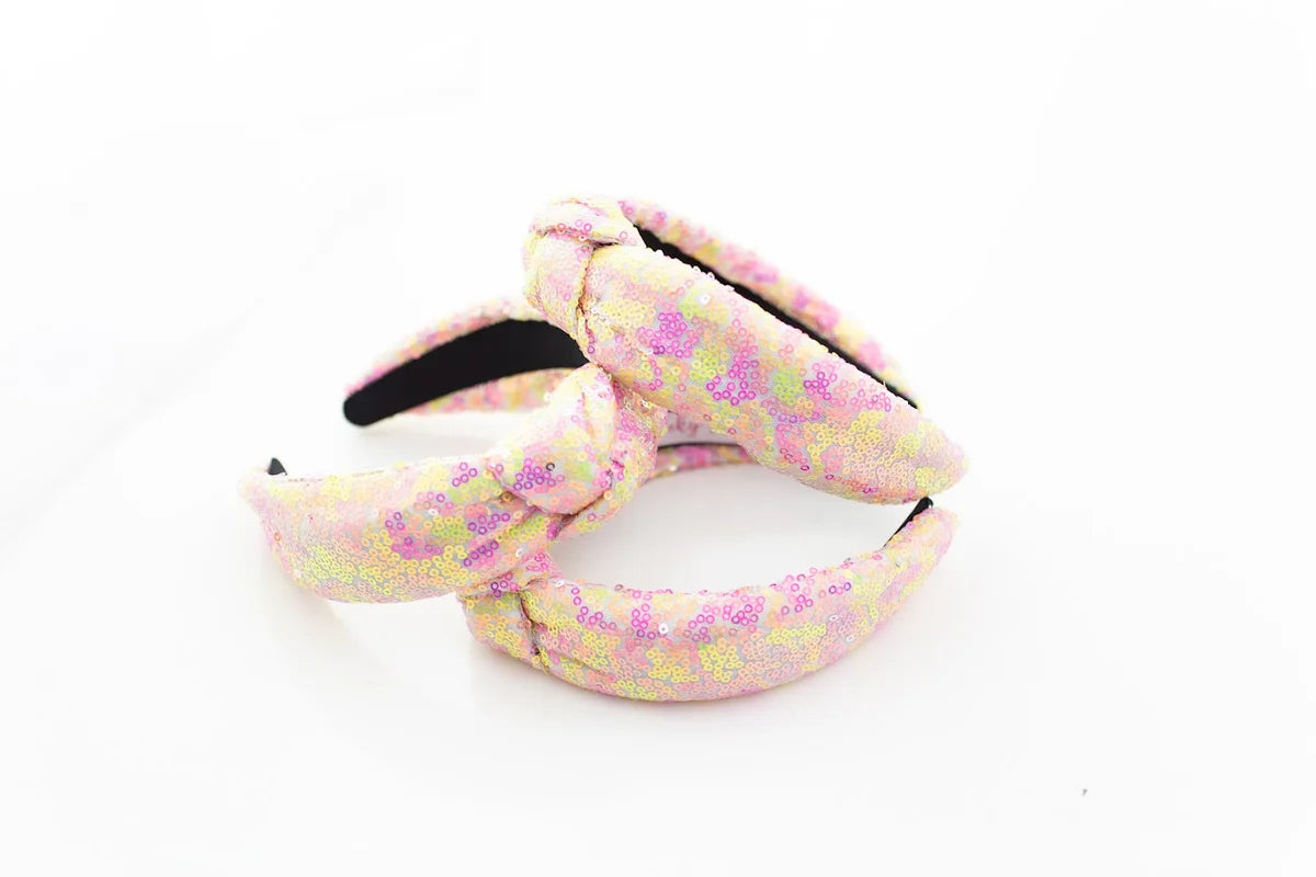 Cheeky Plum Sequined Headband Pretty Pixie