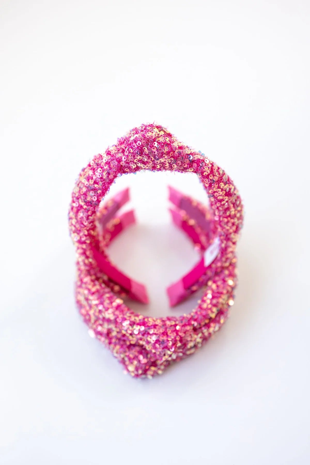 Cheeky Plum Sequined Headband Pop of Pink