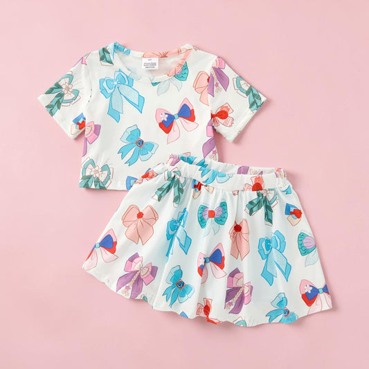 Princess Bow Skirt Set