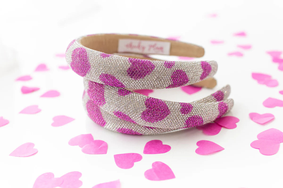 Cheeky Plum Heart headband