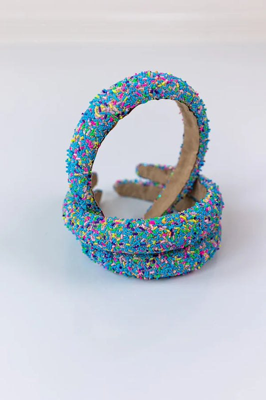 Blue Sprinkle Headband