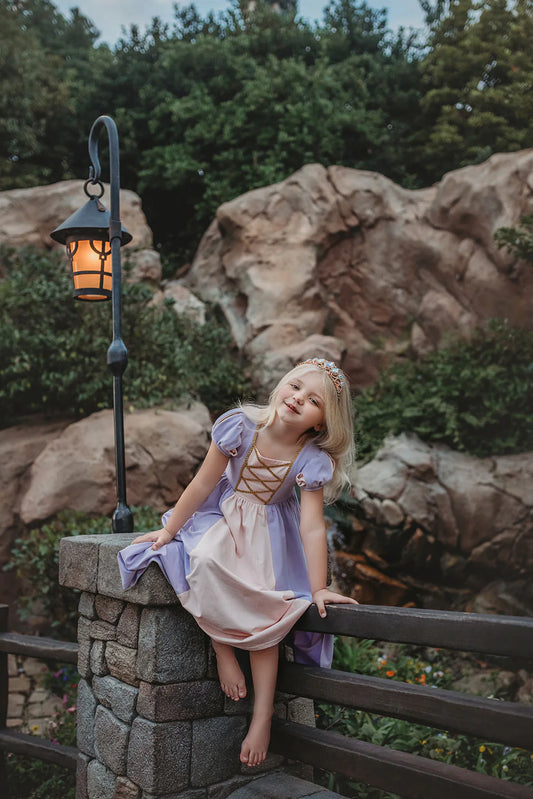 Only Little Once Designs Rapunzel Maxi Dress