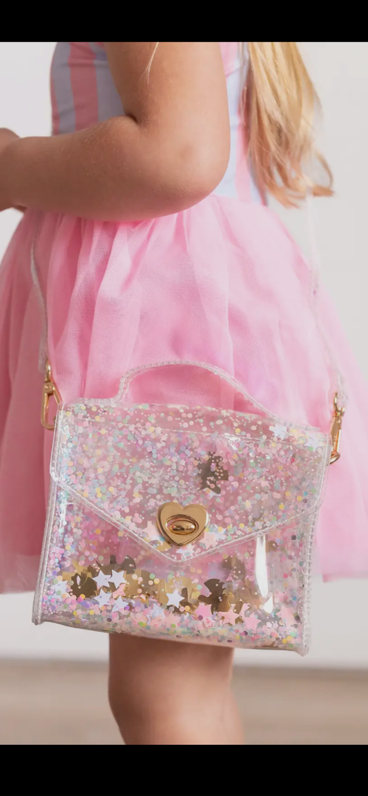 CARRYING KIND Gussie Unicorn Sparkle Purse