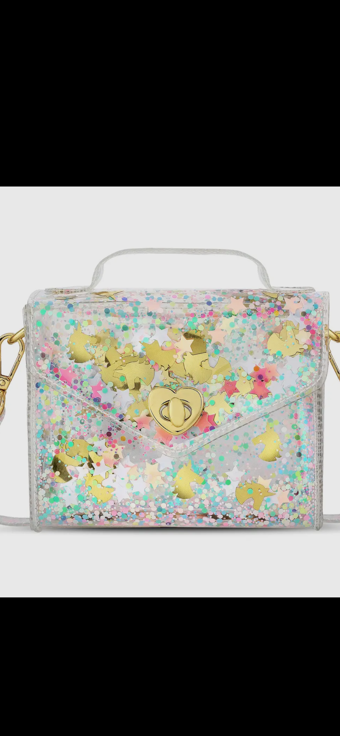 CARRYING KIND Gussie Unicorn Sparkle Purse
