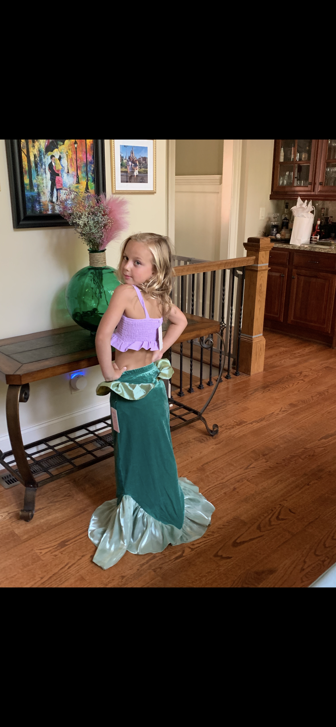 Only Little Once Designs Mermaid Tail Two Piece Swimsuit