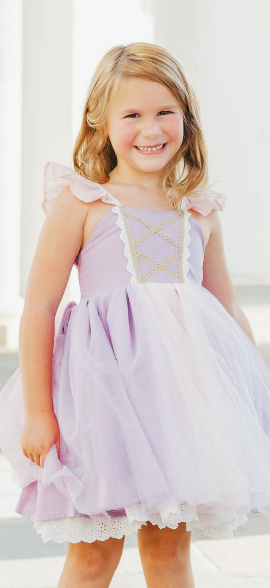 Pink/Purple Princess Dress sz 6 and 10